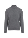 Brunello Cucinelli cashmere sweater with half zip