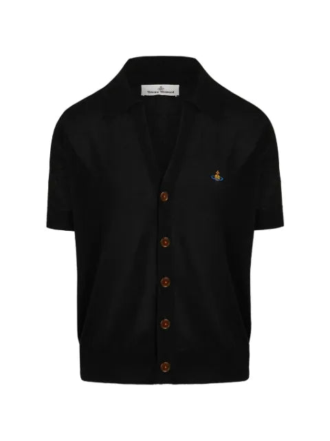 Vivienne Westwood Orb-embroidered polo cardigan