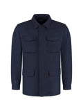 Kiton multi-pocket field shirt jacket