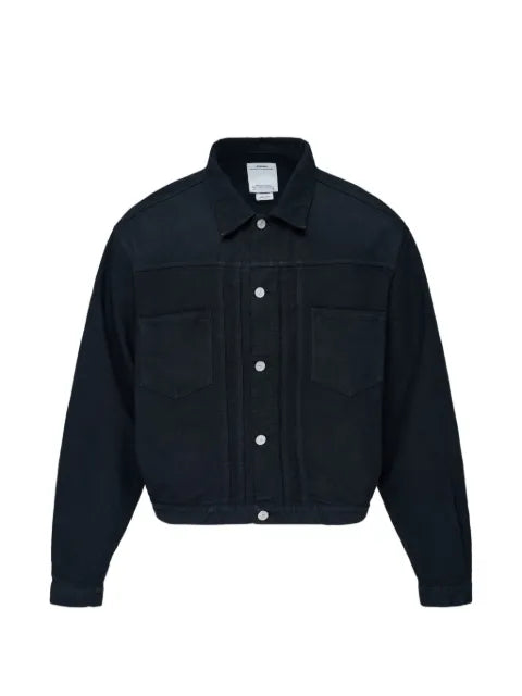 visvim Chore Jkt G.Cords pleated-detail denim jacket