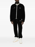 RHUDE logo-patch fleece jacket