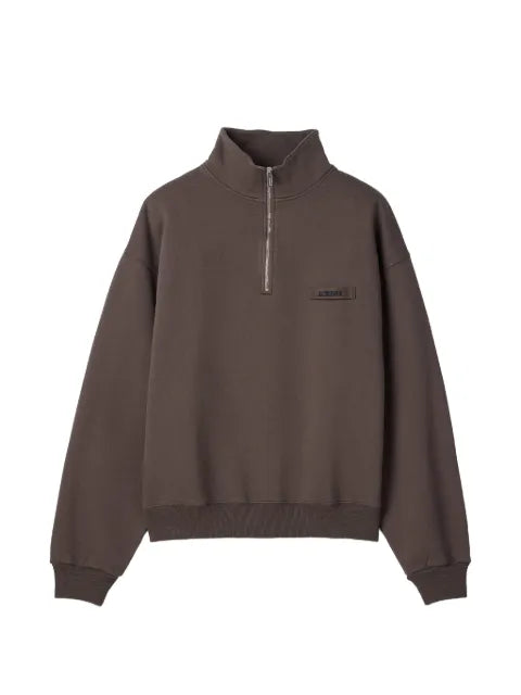 Jacquemus The Gros Grain zipped-rollneck sweatshirt
