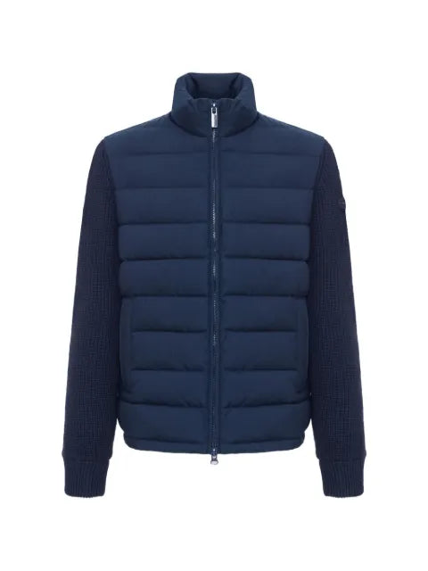 Colmar knit-sleeve quilted jacket