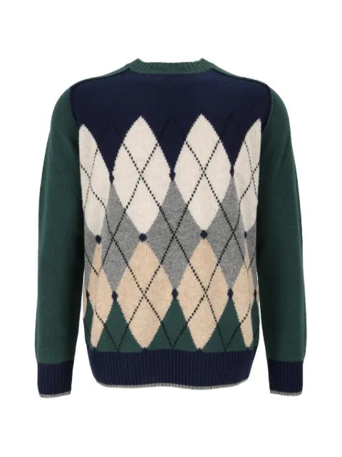 Ballantyne argyle-knit sweater