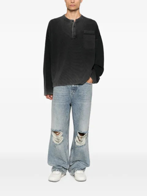 Represent waffle-knit sweatshirt