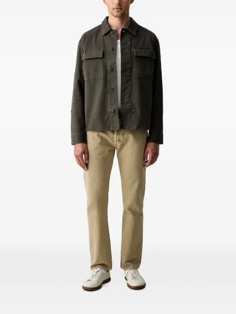 Marc O'Polo flap-pocket long-sleeve overshirt