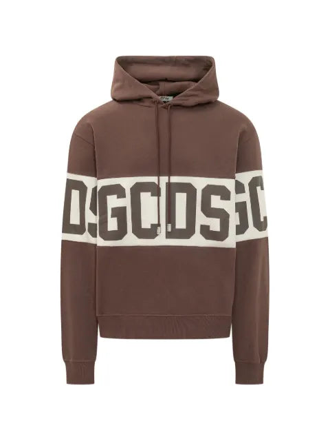 GCDS logo-band hoodie