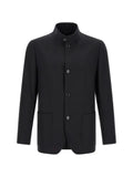 Lardini Feeling Korean-collar blazer