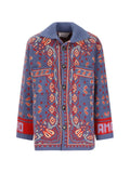 Giada Benincasa Soho intarsia-knit button-up cardigan