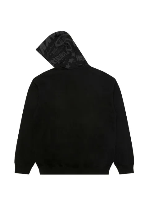 AAPE BY *A BATHING APE® logo-print graphic-hood hoodie