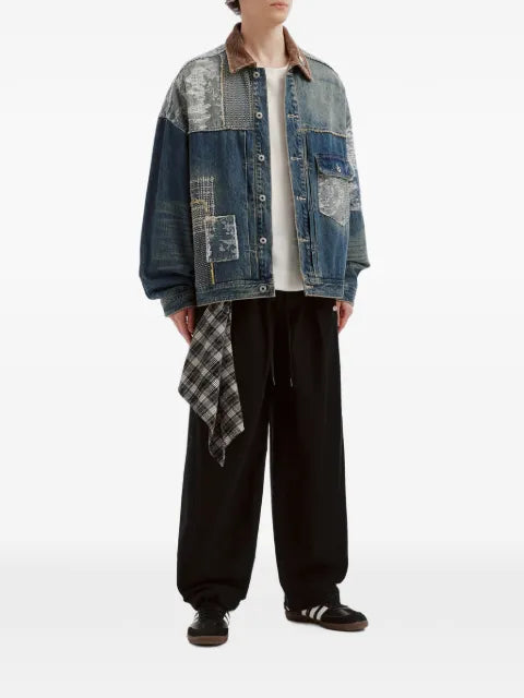 Musium Div. patchwork denim jacket