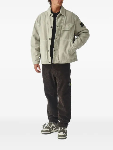 Stone Island 4100048 organic panama cotton 'old' effect