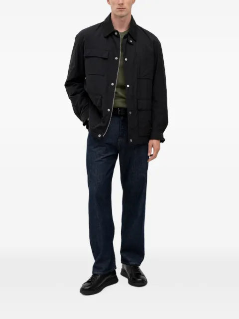 BOSS corduroy-collar field jacket