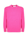 AMARANTO  crew-neck ribbed-trim sweater