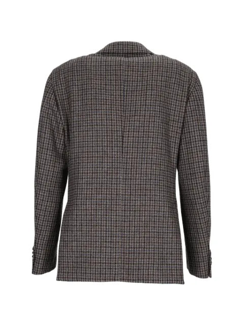Luigi Bianchi houndstooth-pattern blazer
