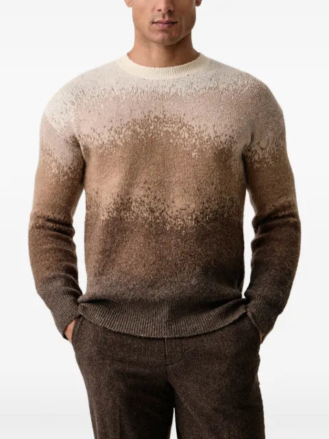 Karl Lagerfeld gradient-effect knitted sweater