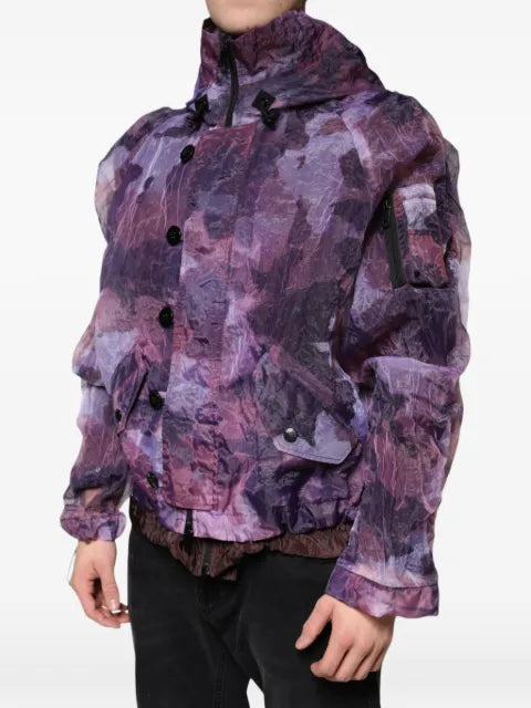 Dolce & Gabbana camouflage hooded jacket