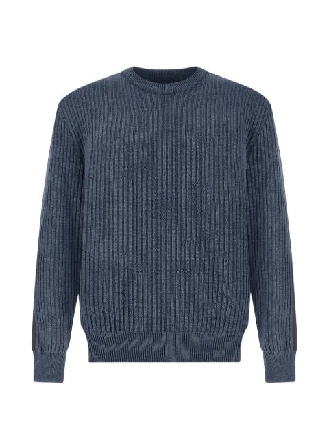 Paul & Shark ribbed Typhoon Platinum sweater