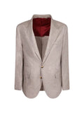 Brunello Cucinelli mélange-effect blazer