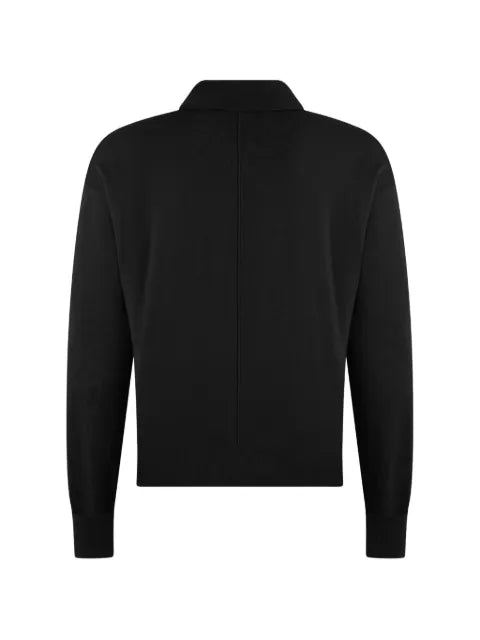 Paolo Pecora fine-knit oversized polo sweater
