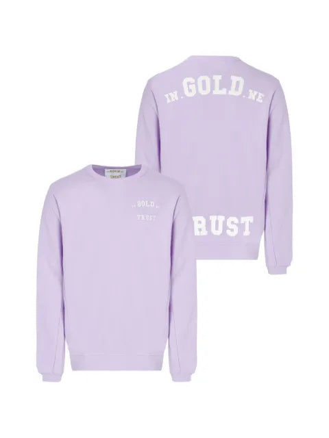In Gold We Trust The Slim 2.0 logo-print sweater