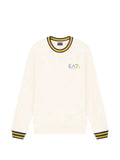 Ea7 Emporio Armani graphic-print striped-trim sweatshirt