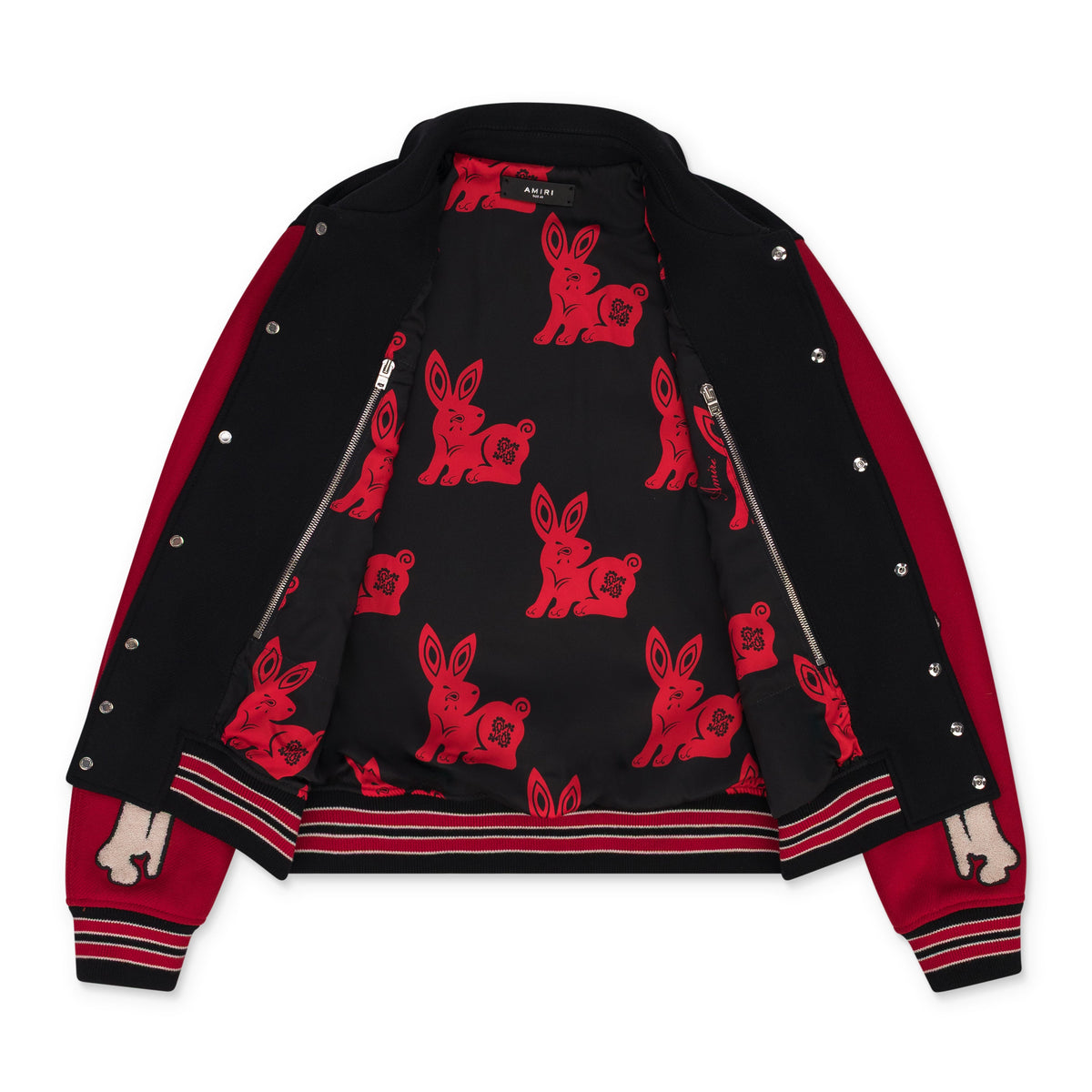 Black/Red Lunar New Year Bones Jacket