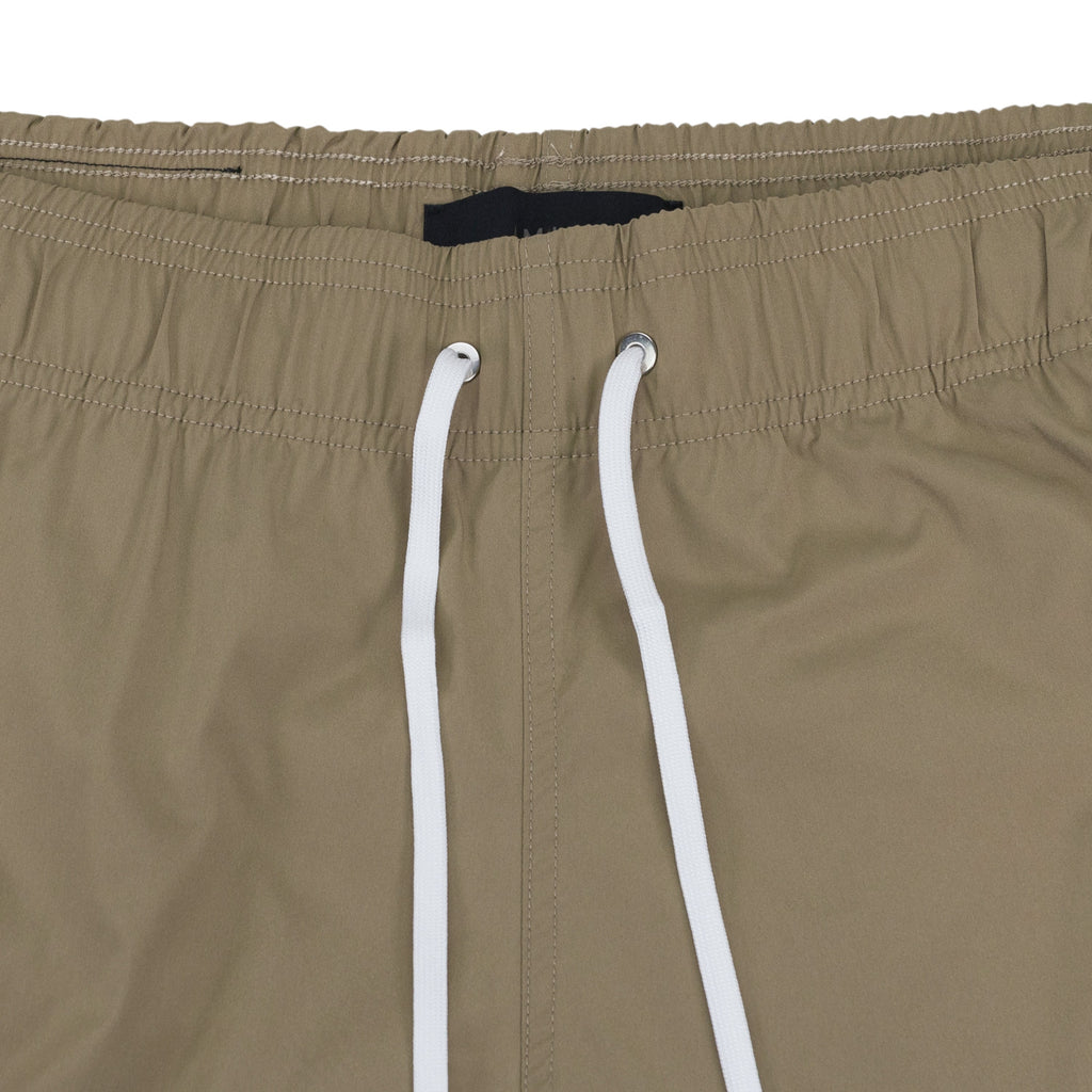 Tan CORE LOGO SWIM TRUNKS