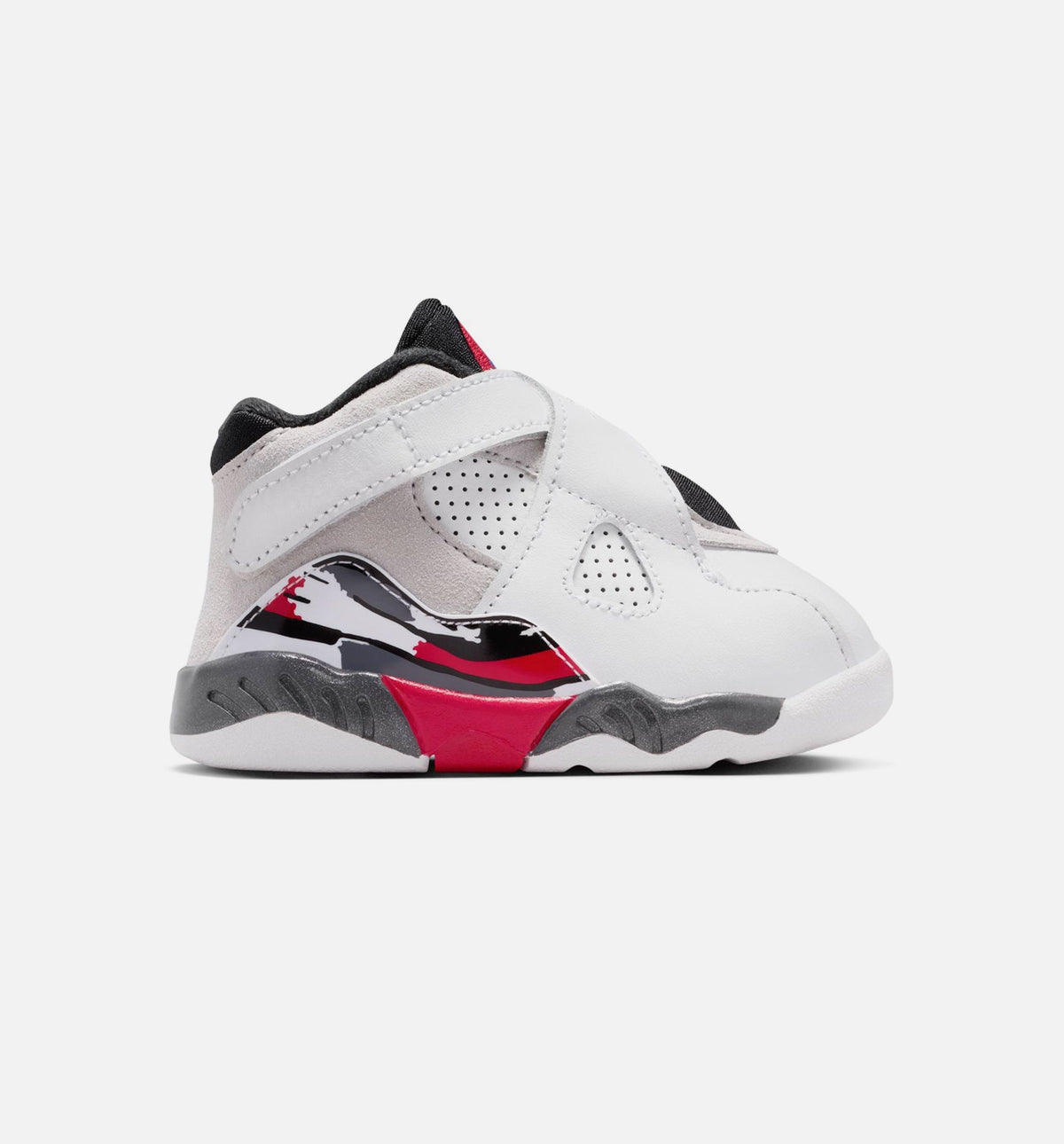 Air Jordan 8 Retro White and True Red Infant/Toddler Lifestyle Shoe