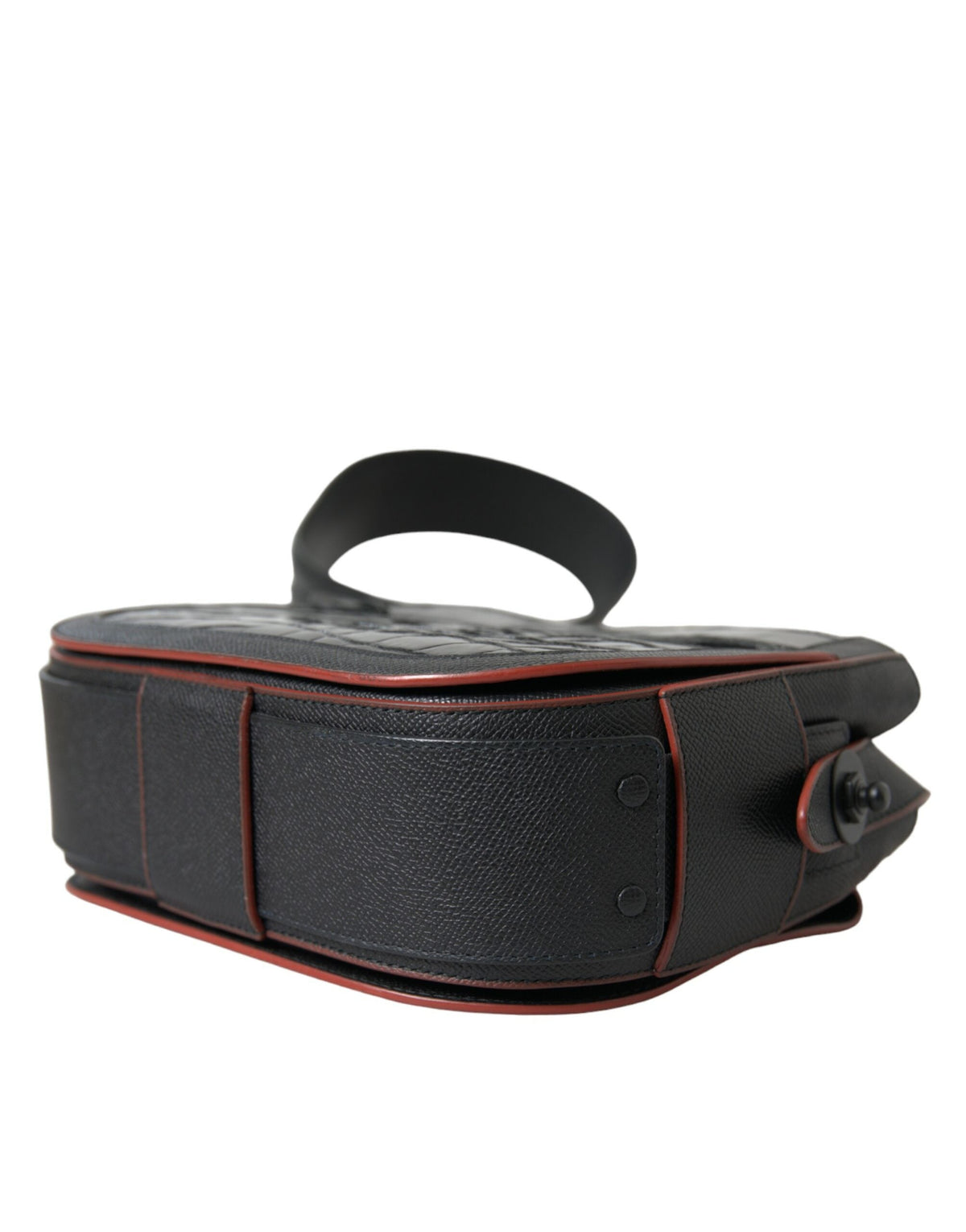 Black Exotic Leather Camera Bag