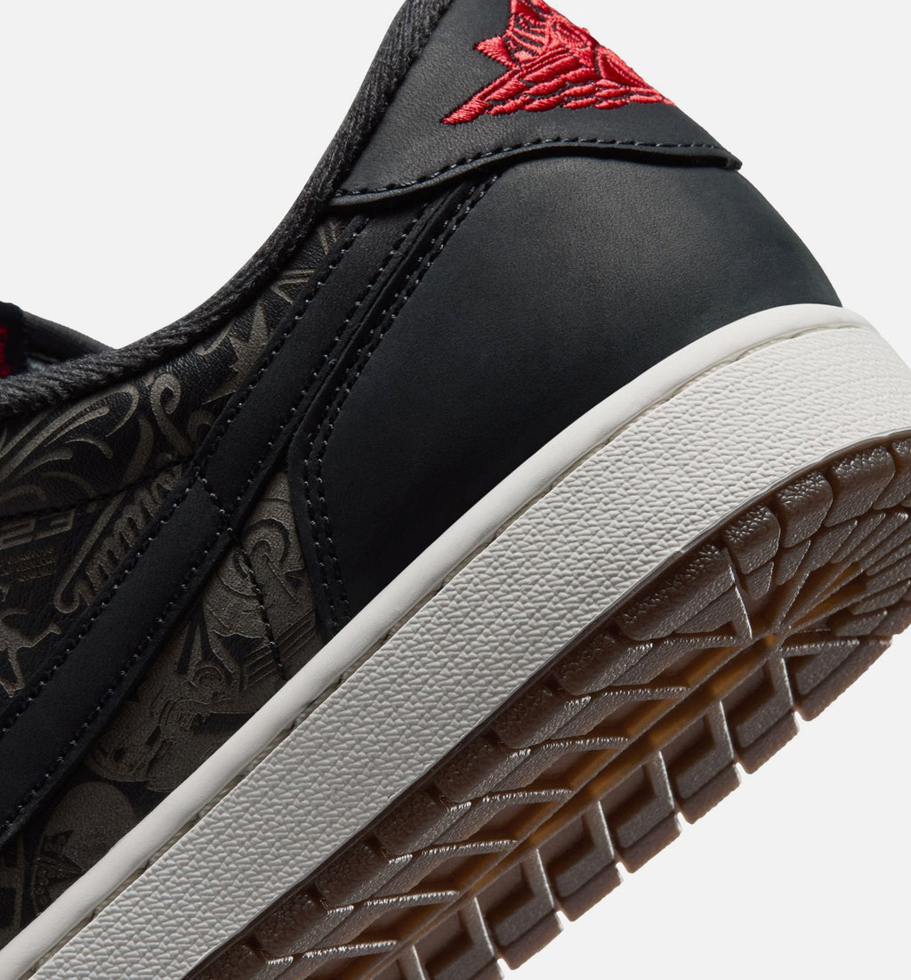 Air Jordan 1 Retro Low OG Laser – Men's Lifestyle Shoe | Black/Varsity Red/Summit White
