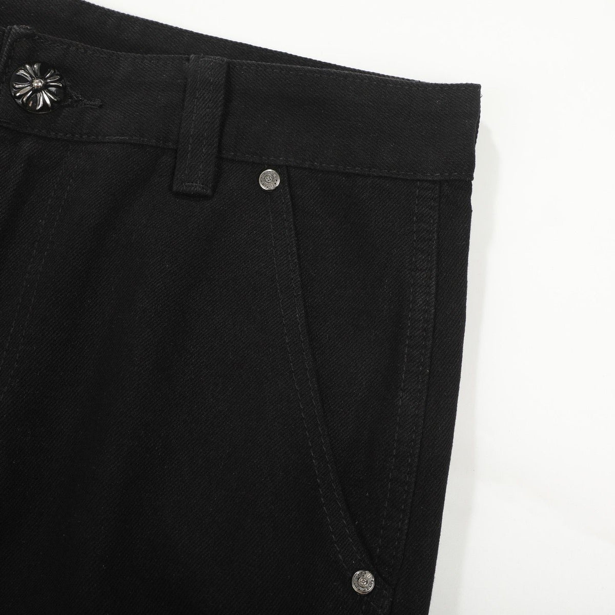 Chrome Hearts American street art cross with straight shaft Pants W10