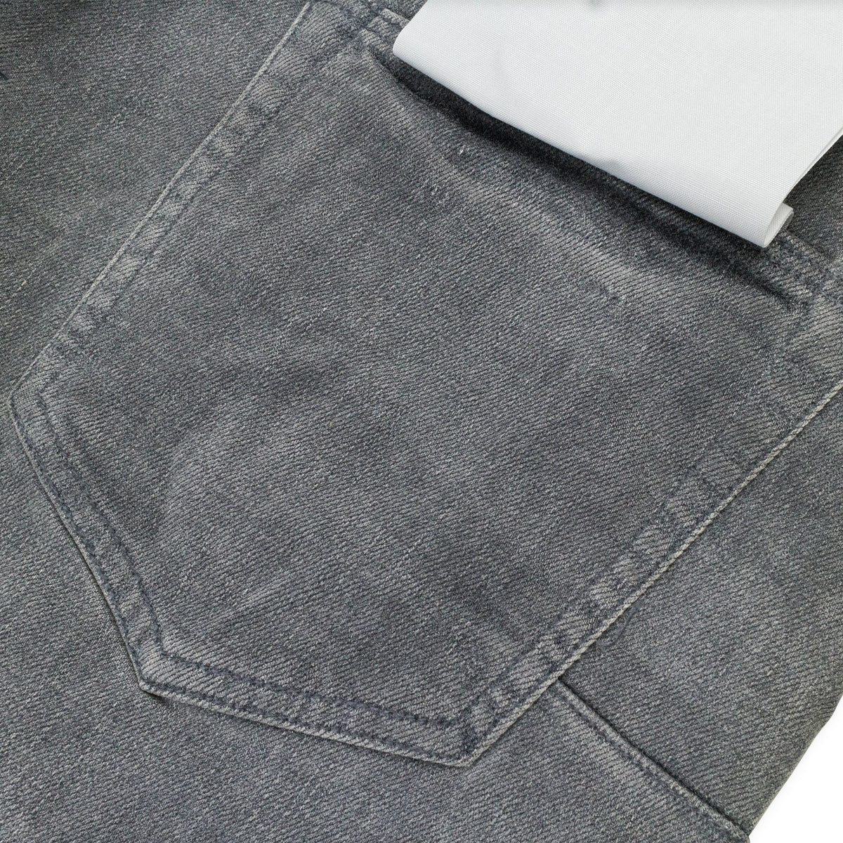 Black P05 Sand Wash Shine Faded Skinny Jeans