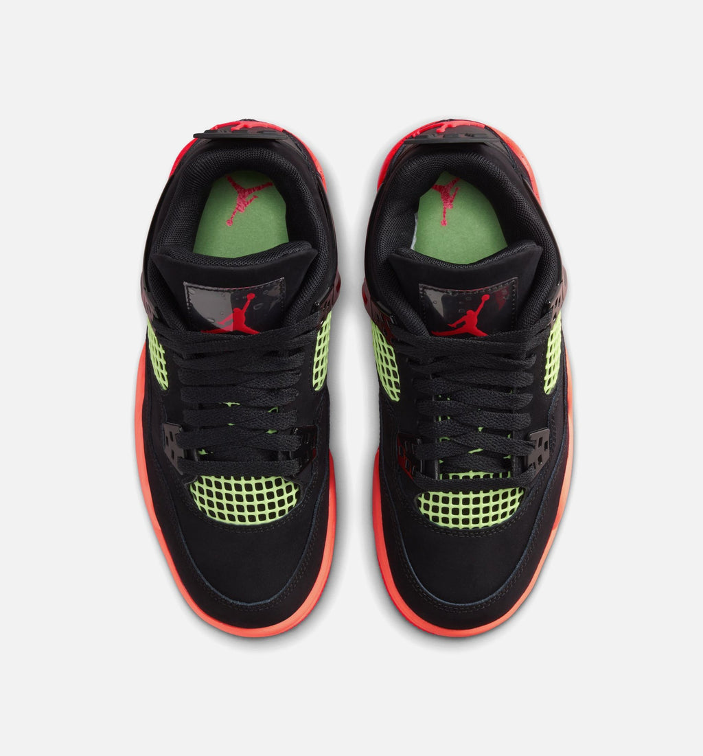Air Jordan 4 Retro Black Infrared 23 Grade School Lifestyle Shoe