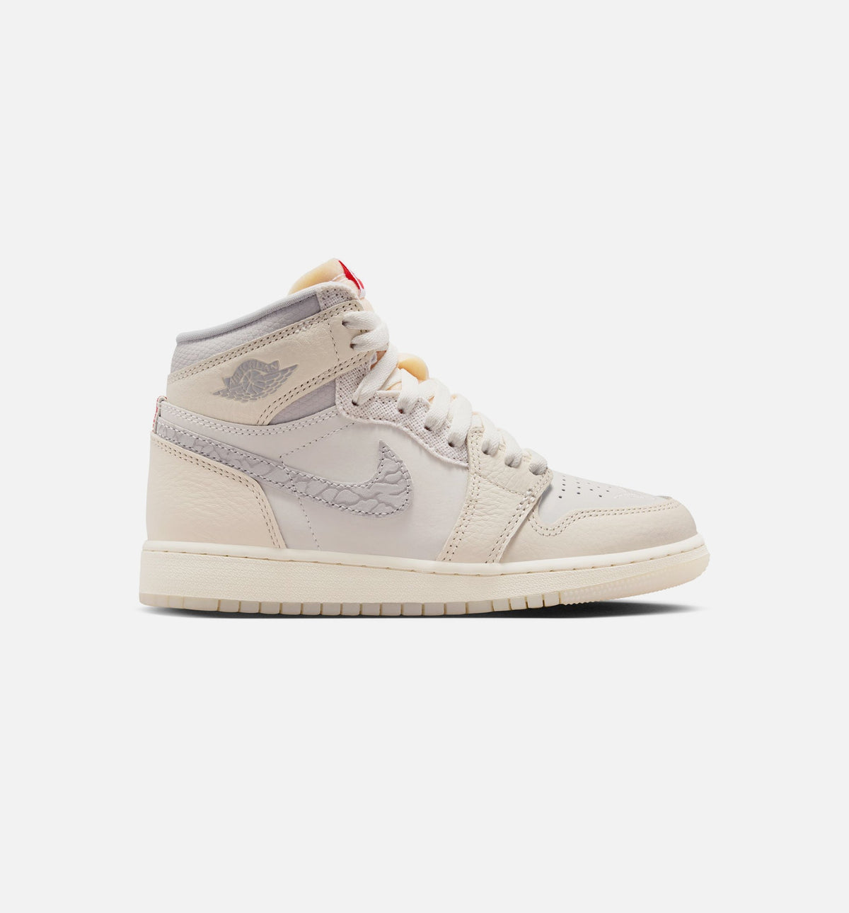 Air Jordan 1 Retro High OG Sail Grade School Shoes - Sail University Red Pale Ivory Coconut Milk Phantom