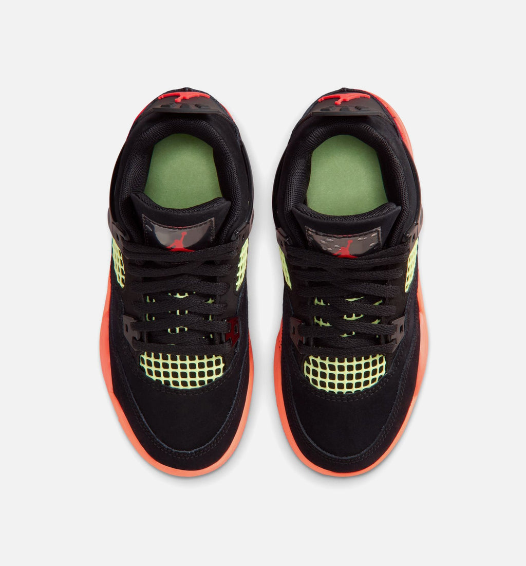 Air Jordan 4 Retro Black Infrared 23 Preschool Sneakers