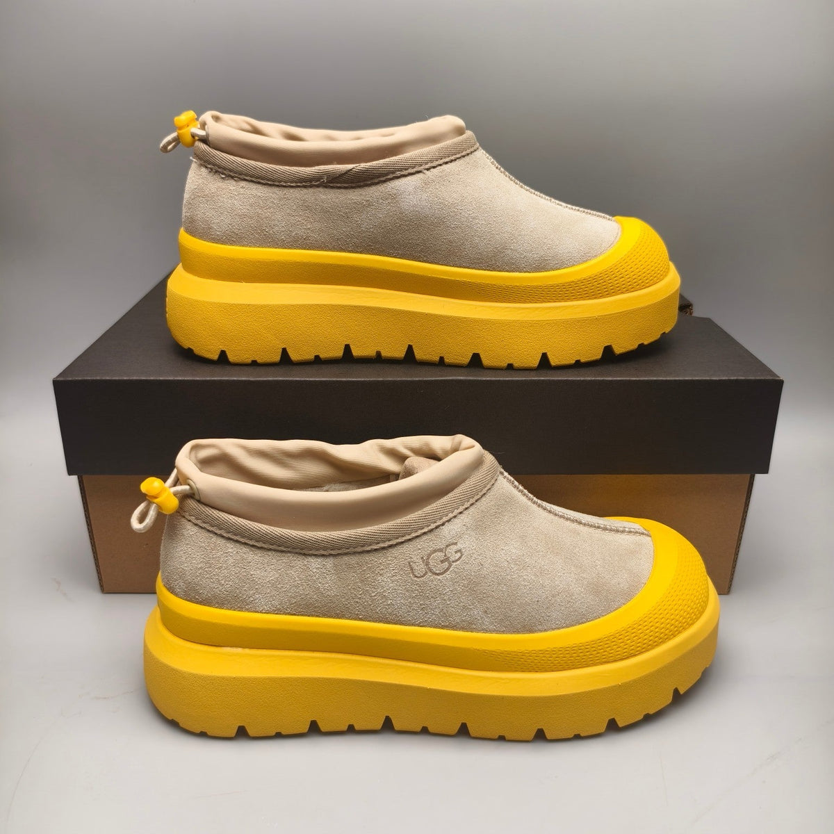 Yellow Slip-On Trendy Casual Sneakers — New Arrival | In Stock