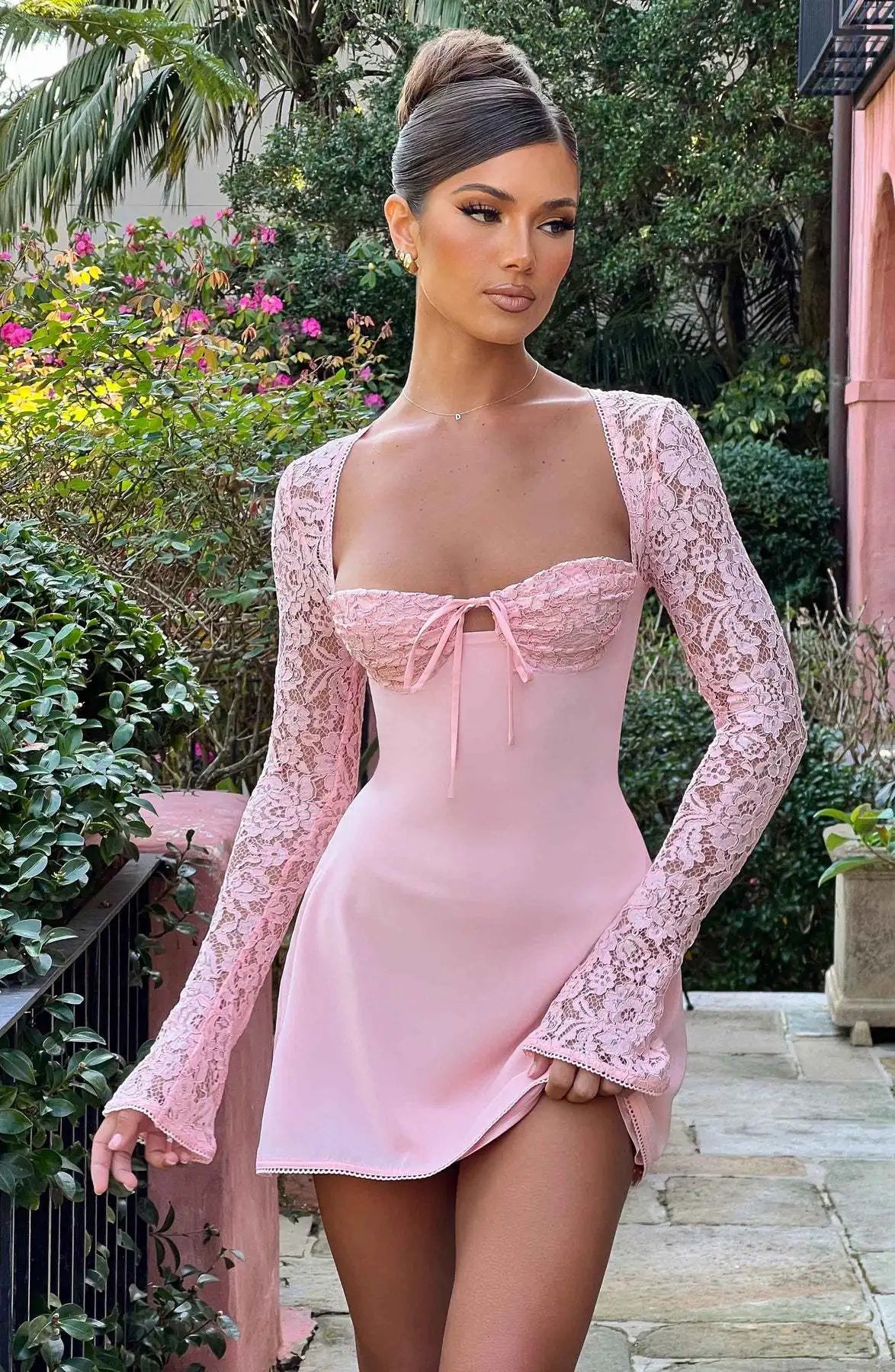 Premium Lace Crochet Dress