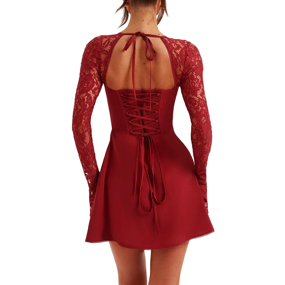 Premium Lace Crochet Dress
