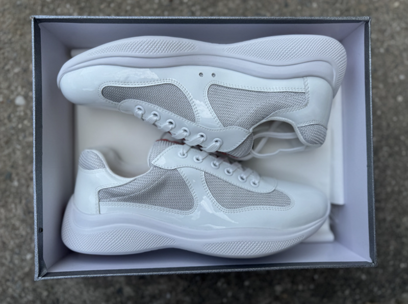 Patent Leather Sneakers – Low-Top Trainer