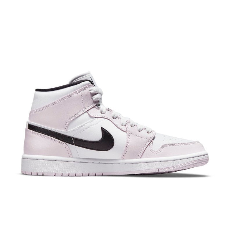 Air Jordan 1 Mid Barely Rose Sneakers | BQ6472-500