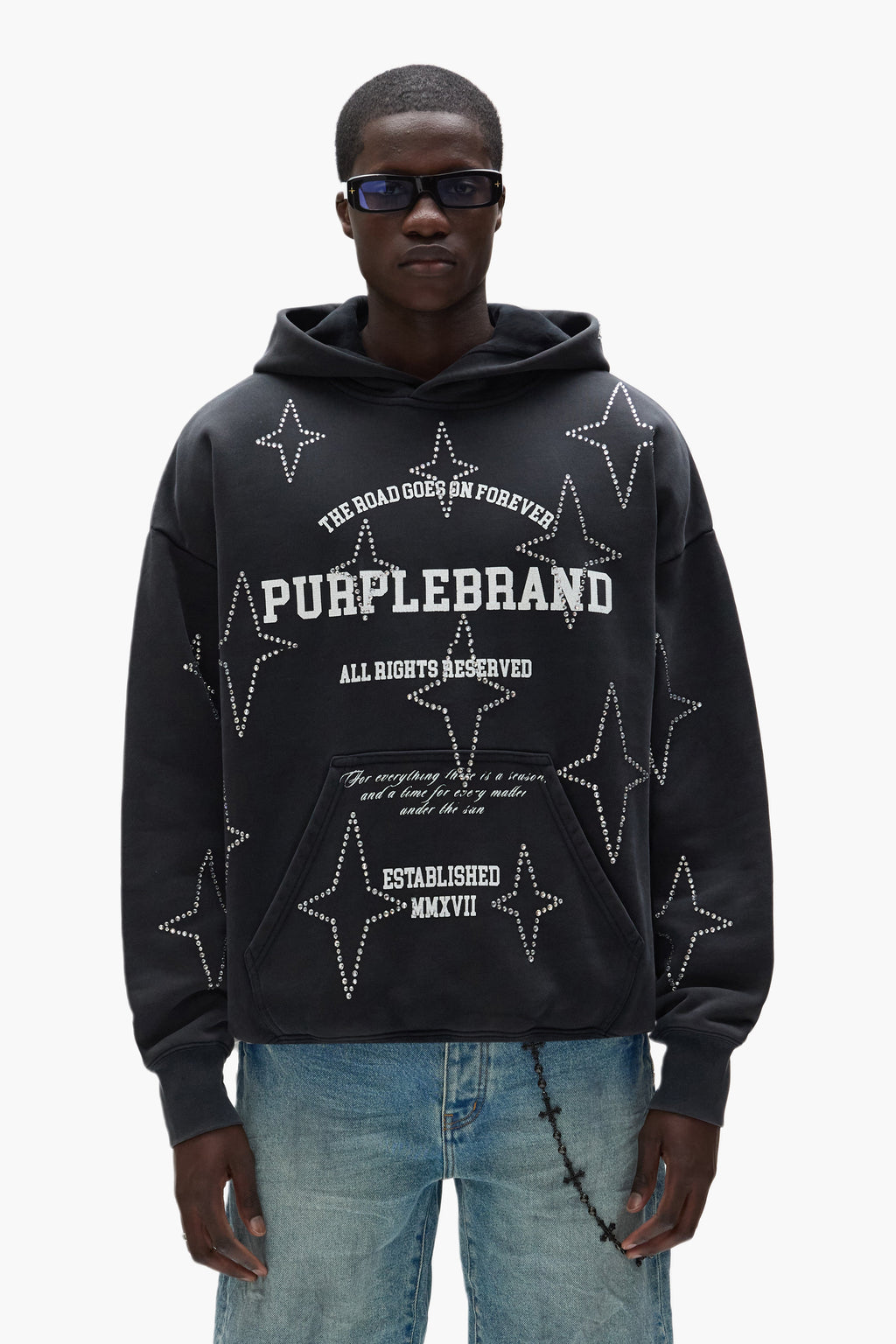 Stacked Crystal Stars Hoodie