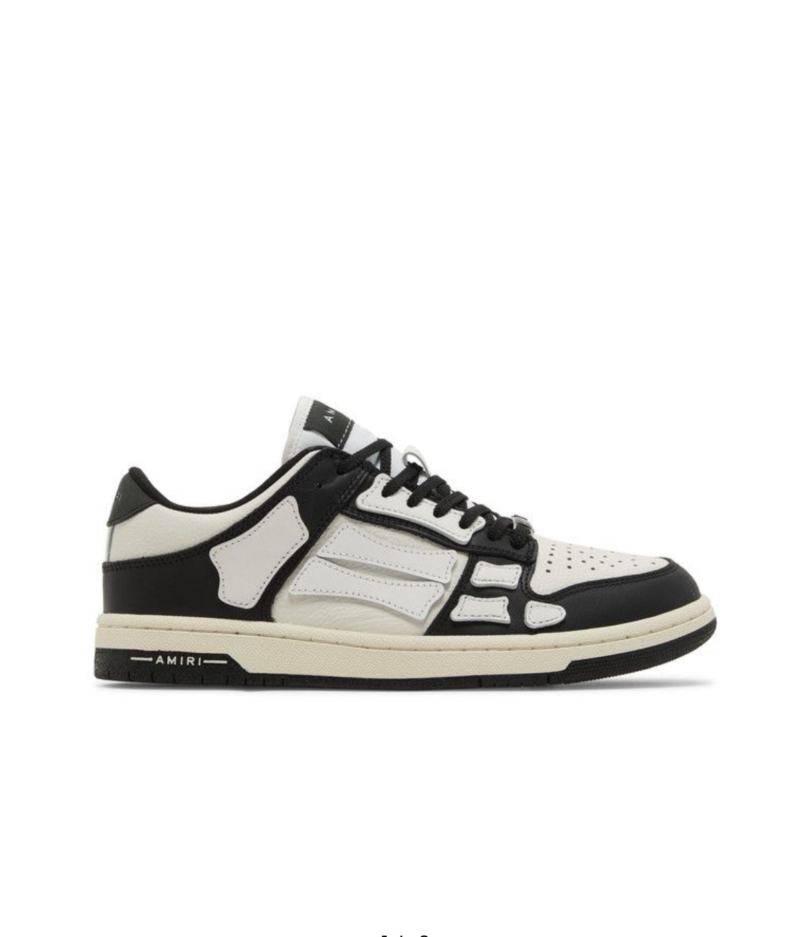 AMIRI Skel Top Low Black/White