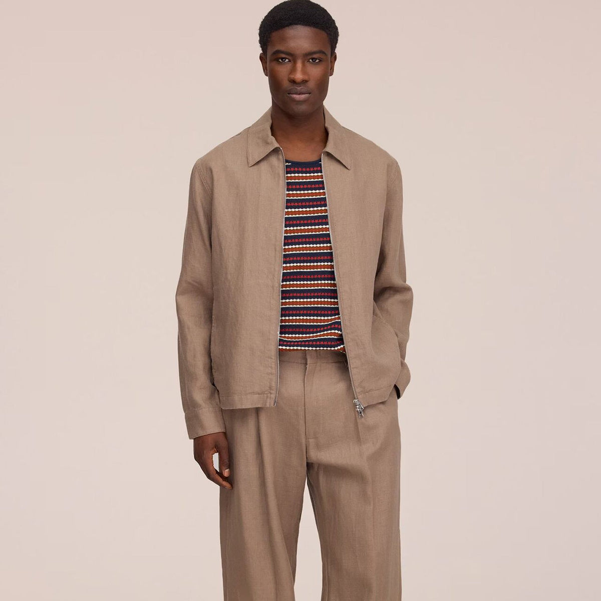 NN07 Alban Jacket: Clay Mirage