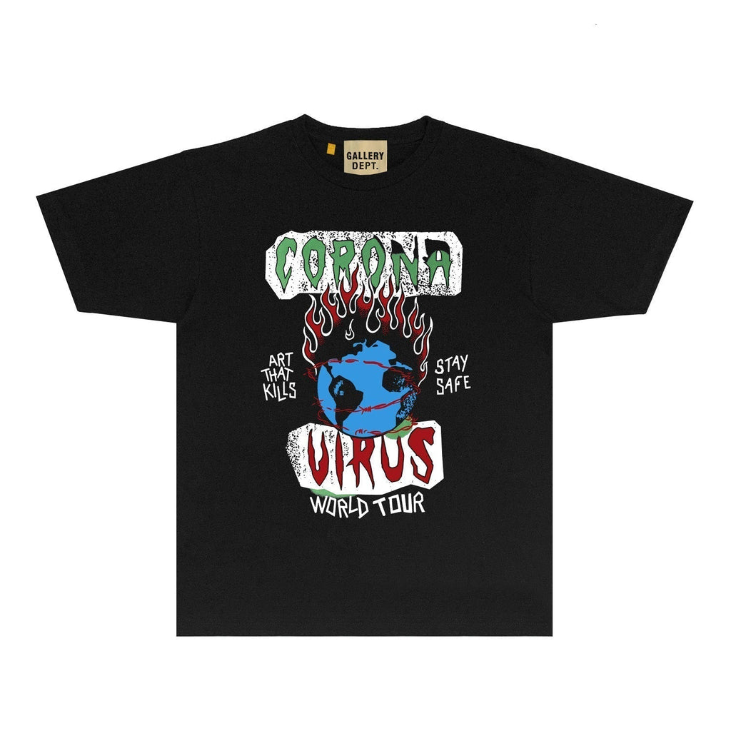 Gallery Dept T Shirts European And American Tee Shirt Short Sleeve T-Shirt Blouse