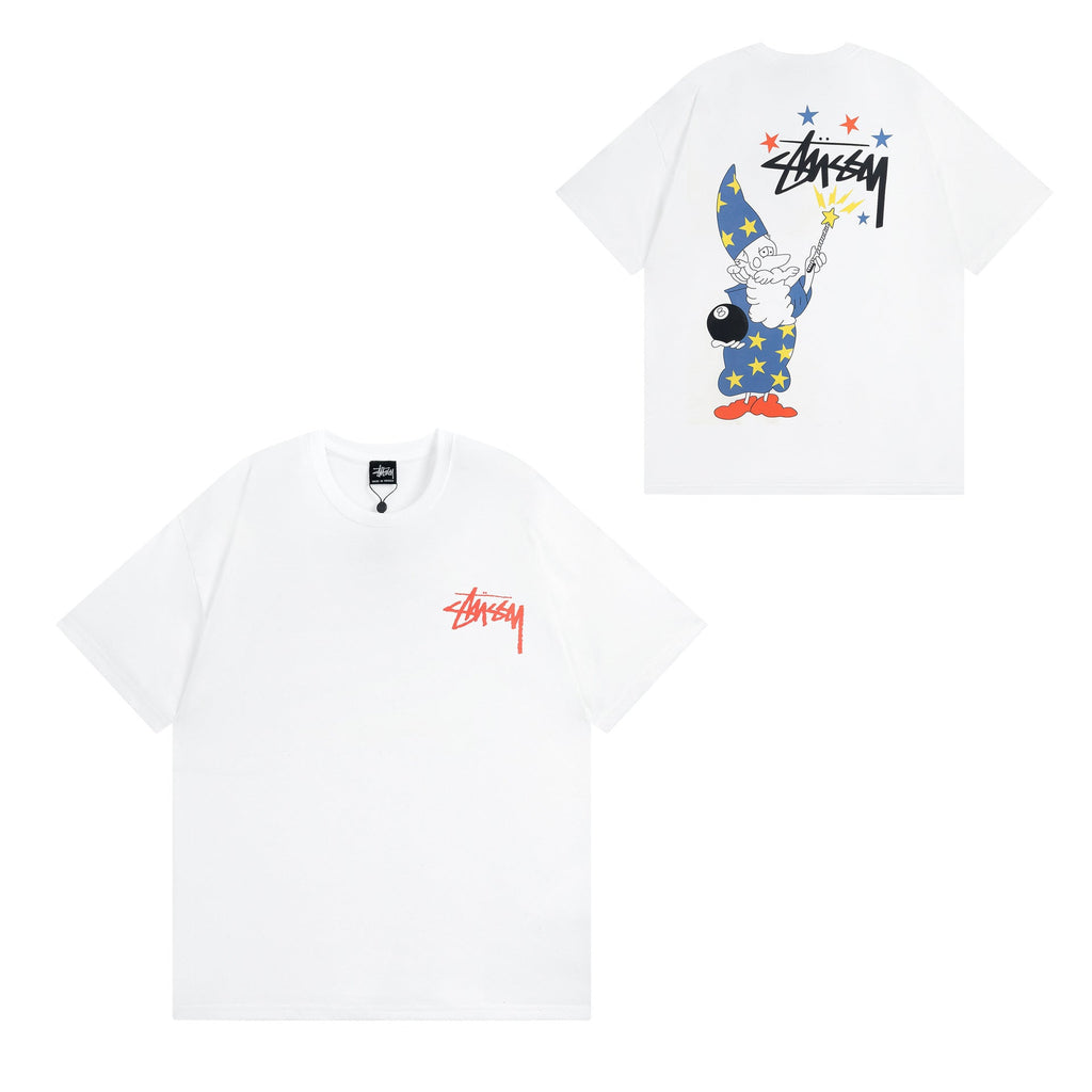Stussy T Shirts Casual Versatile Loose T Shirts Couple