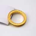 Chrome Hearts 24k Gold-plated Cross Full Diamond Ring
