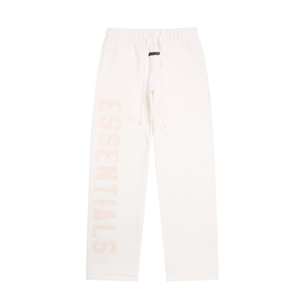 Fear Of God Essentials Flocked Big Logo Fleece Sweat Pants Streetwear