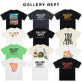 Gallery Dept Vintage Print Loose Short Sleeve Streetwear T-Shirt