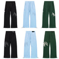 Amiri Patch Embroidery Letter Casual Wide Leg Pants Unisex
